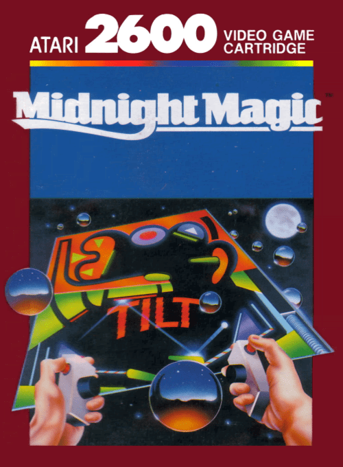 Midnight Magic box art for Atari 2600